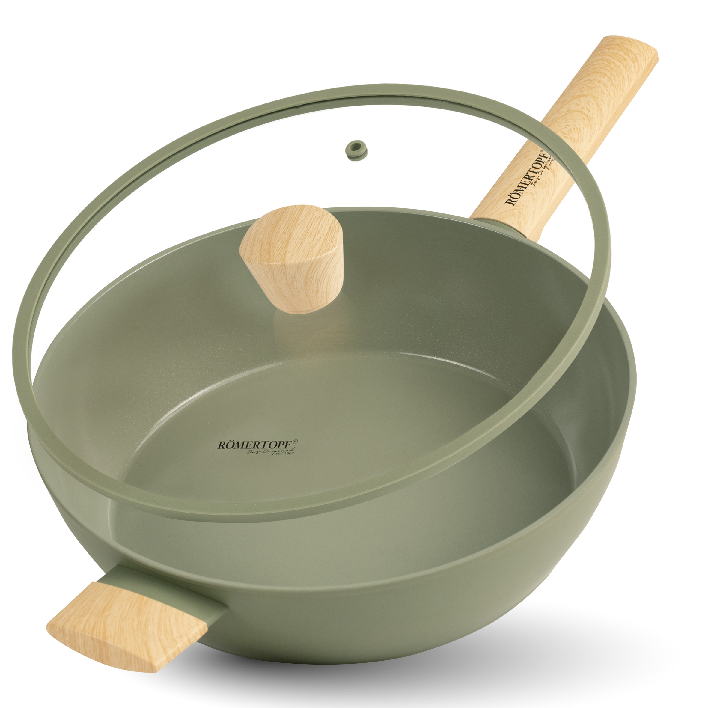 Schmorpfanne mit Glasdeckel