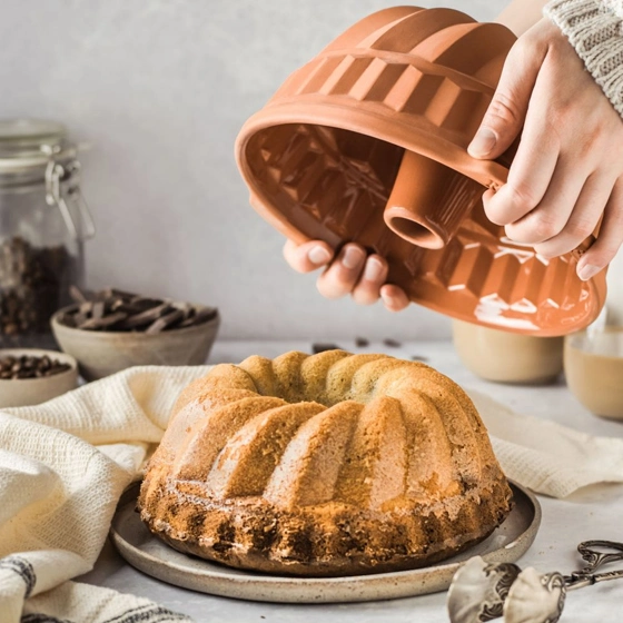 Kuchenformen aus Naturton