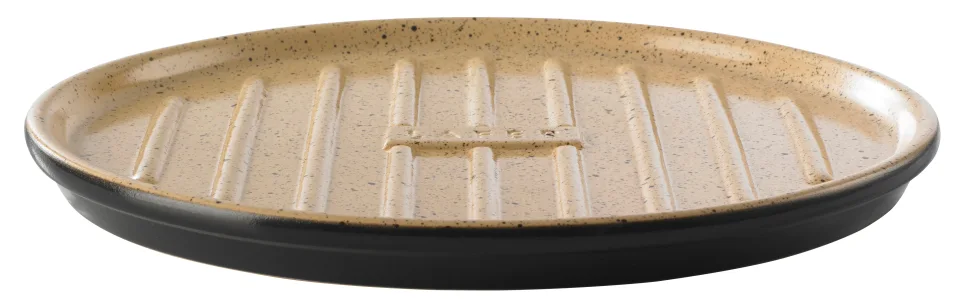 Keramik Plancha mit Grillstegen