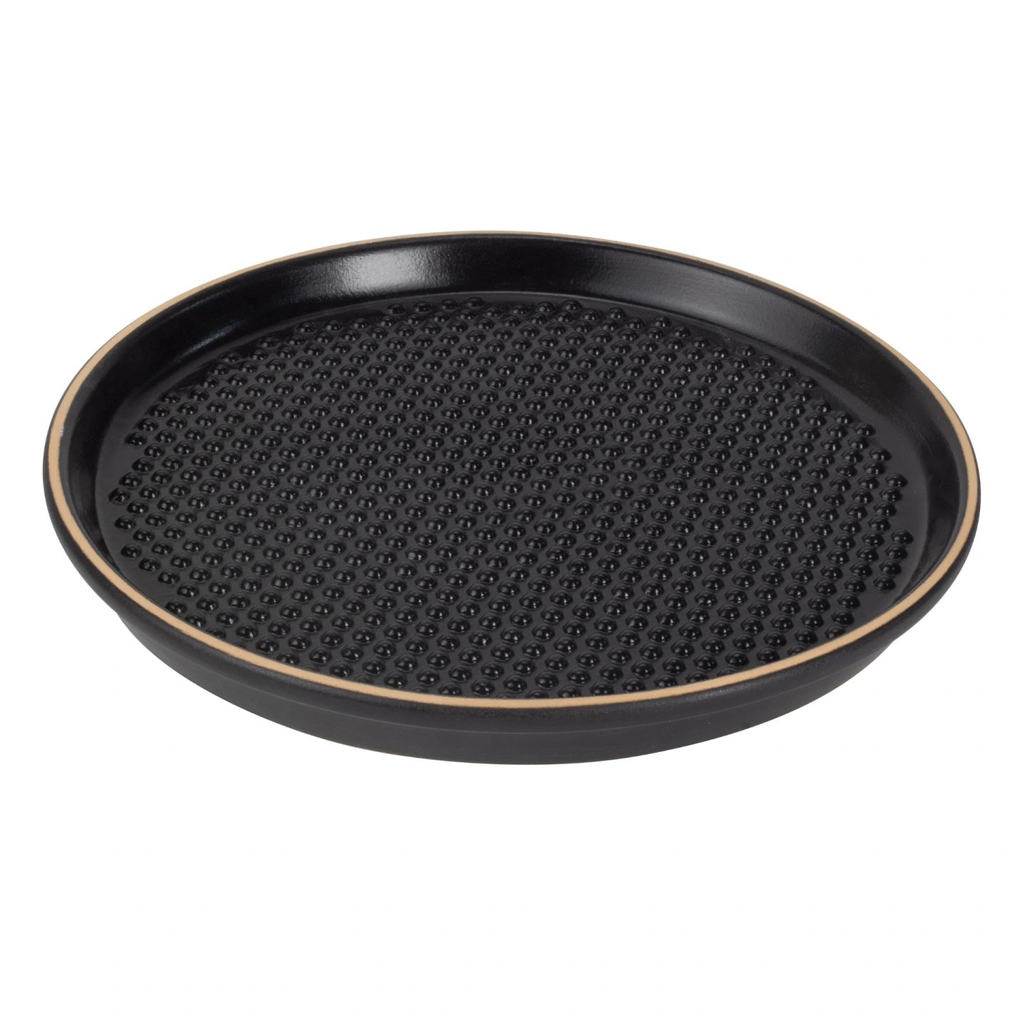 BBQ Plancha rund Ø 31,5 cm aus Naturton – Römertopf Römertopf BBQ Plancha rund Ø 31,5 cm, Grillplatte aus Naturton mit Noppen-Struktur