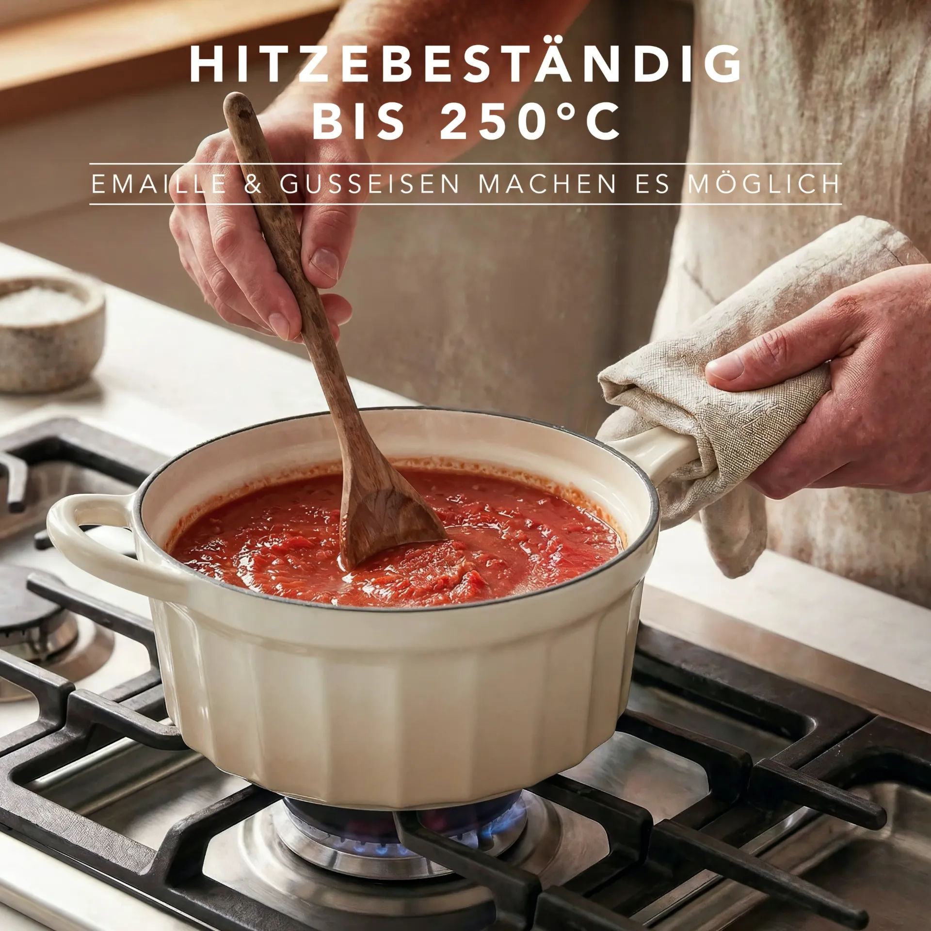 Gusseisen Stielkasserolle Gusseisen Stielkasserolle