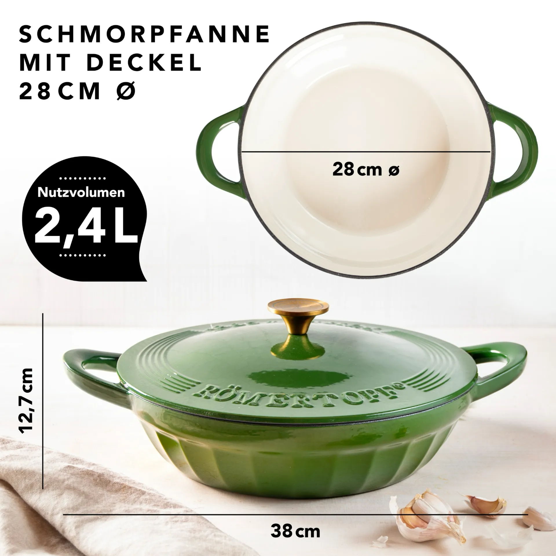 Gusseisen Schmorpfanne