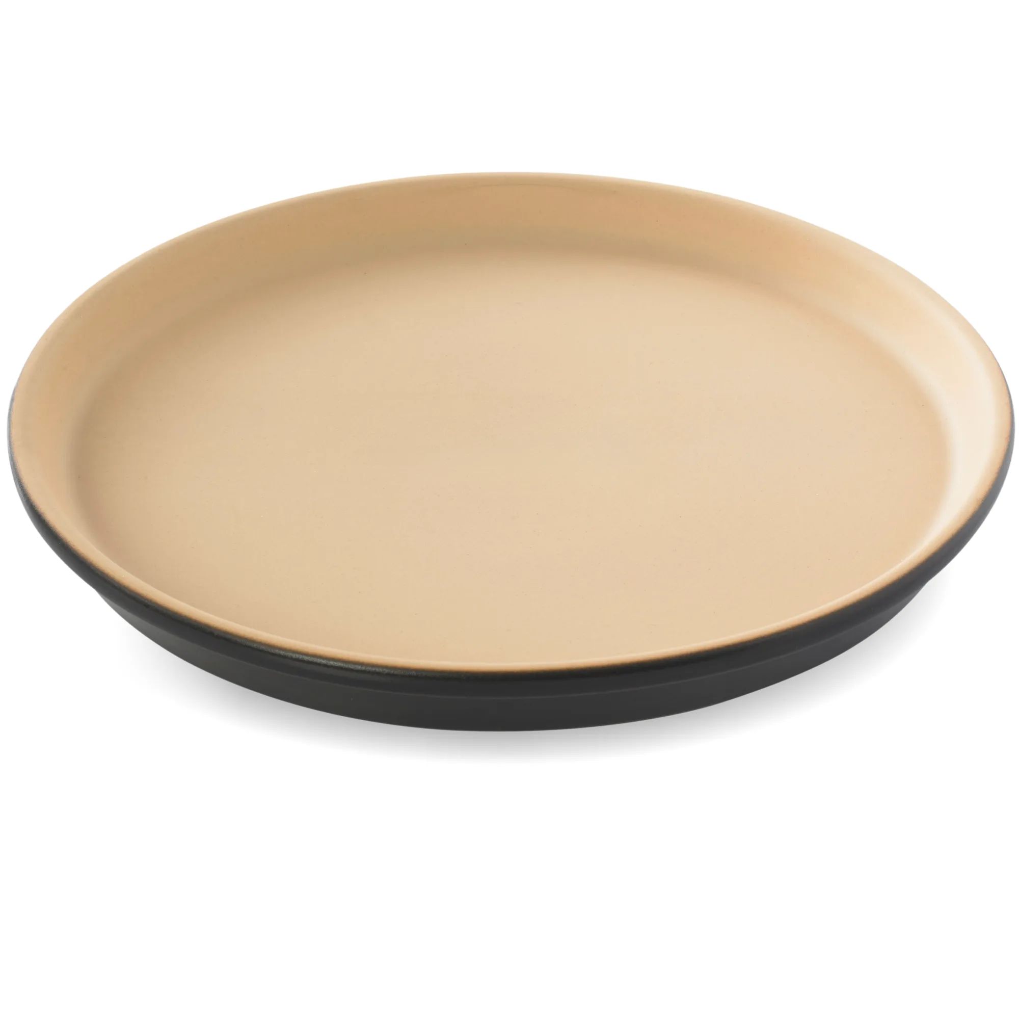 BBQ Pizzastein Ø 31,5 cm – Römertopf Runder Römertopf BBQ Pizzastein aus feuerfestem Naturton, Ø 31,5 cm, für Grill und Backofen