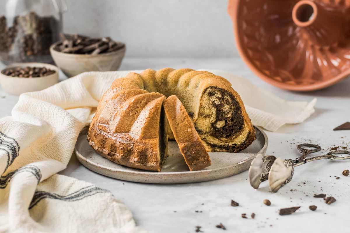 Marmorkuchen mit Baileys Kaffee