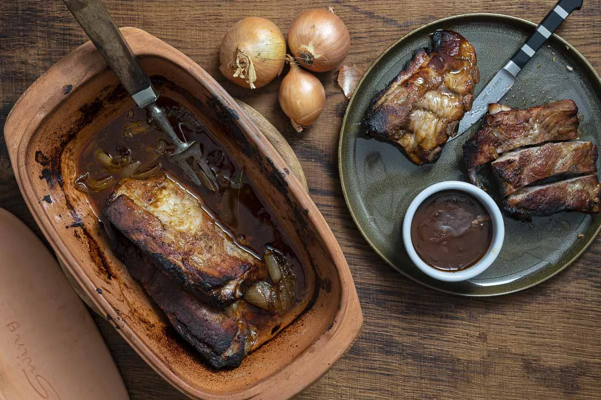 Spareribs aus dem Römertopf