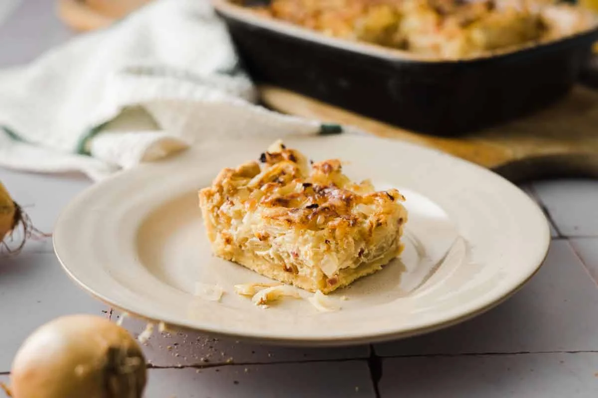 Klassischer Zwiebelkuchen