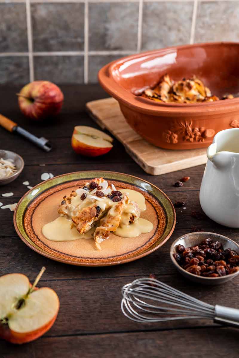 Zoete appel-broodschotel uit de Römertopf — Overig recept voor de Römertopf