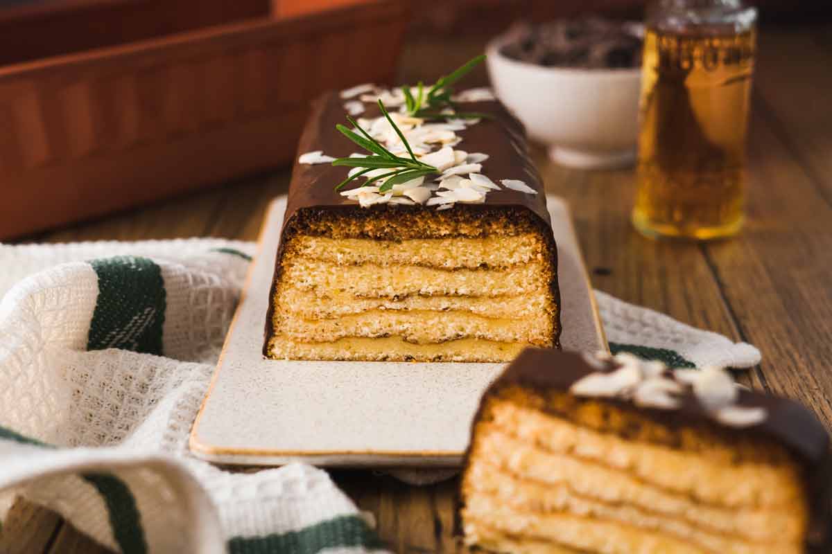 Baumkuchen // Schichttorte aus dem Römertopf