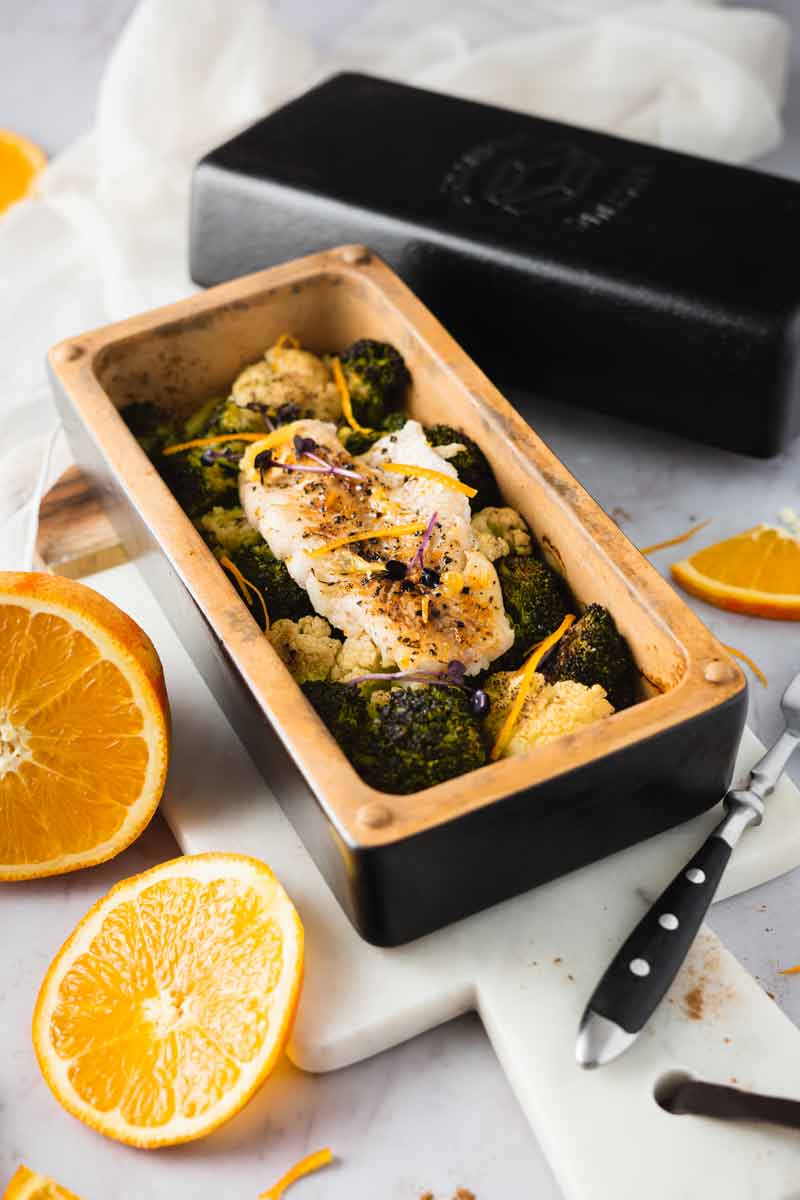 Seelachs mit Orangen Marinade