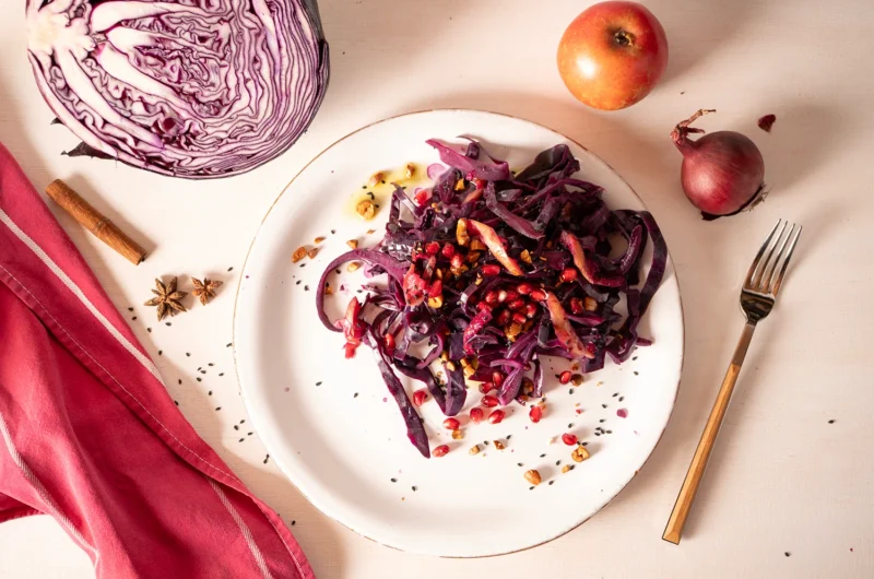 Rotkohl aus dem Römertopf