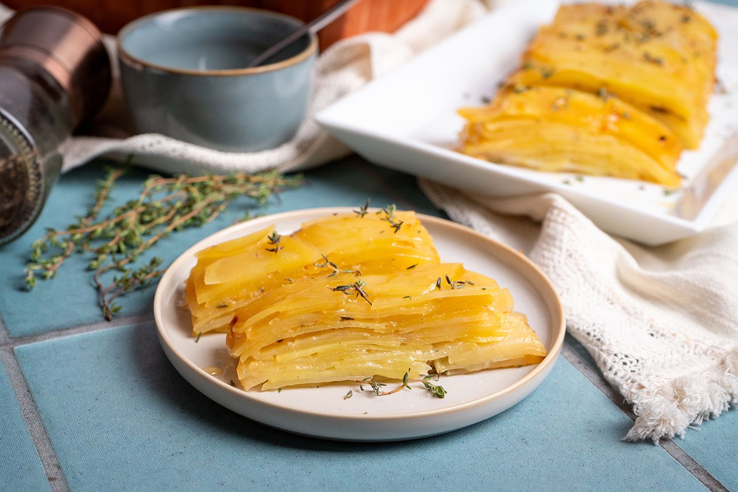 Kartoffel-Balsamico-Torte aus dem Ofen