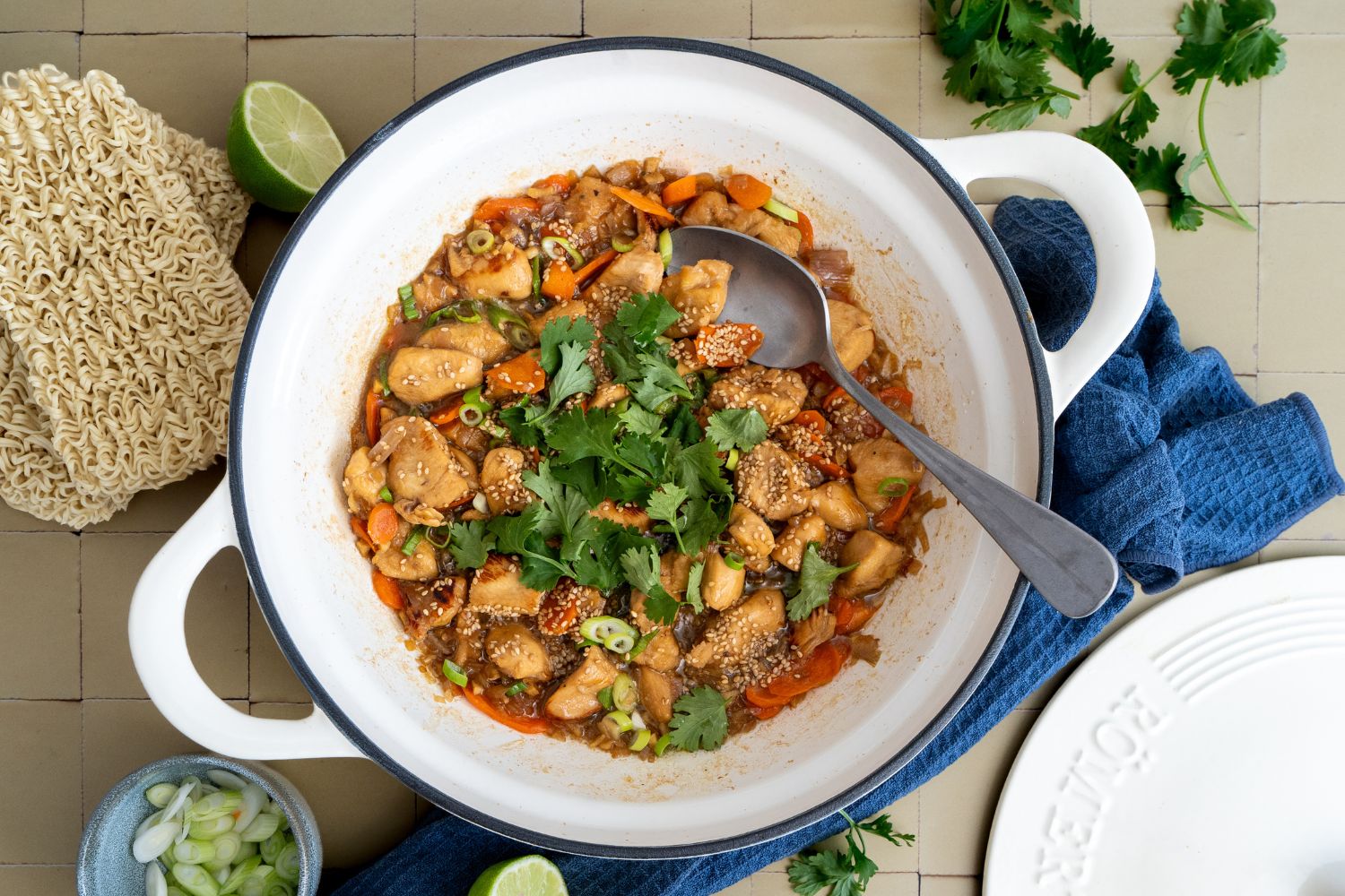 Asia-Hähnchen mit Ingwer und Sesam